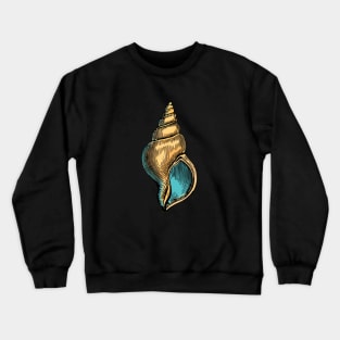 Golden Seashell Crewneck Sweatshirt